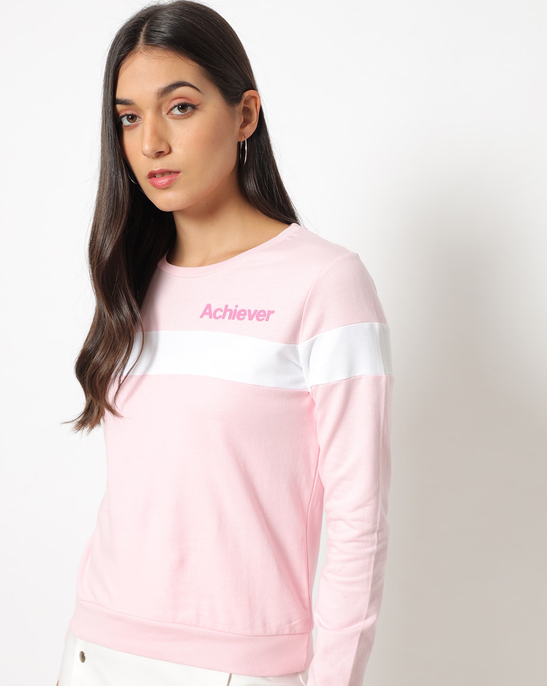 Buy Pink Sweatshirt & Hoodies for Women by Teamspirit Online