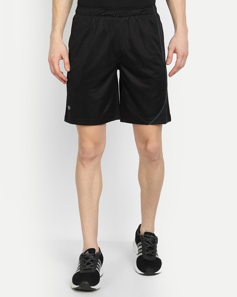 Mens black shorts hot sale with zip pockets