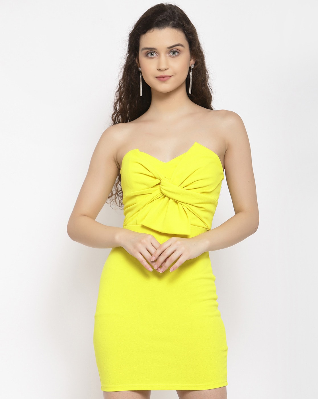 chic yellow dress