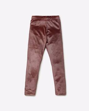 Brown Leggings for Girls by Tiny Girl 