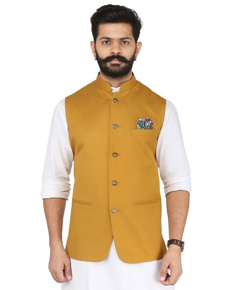 yellow modi coat
