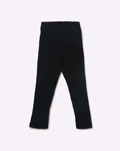 Buy Black Trousers & Pants for Girls by Tiny Girl Online