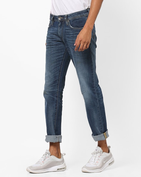 Gas Lightly Washed Straight Jeans