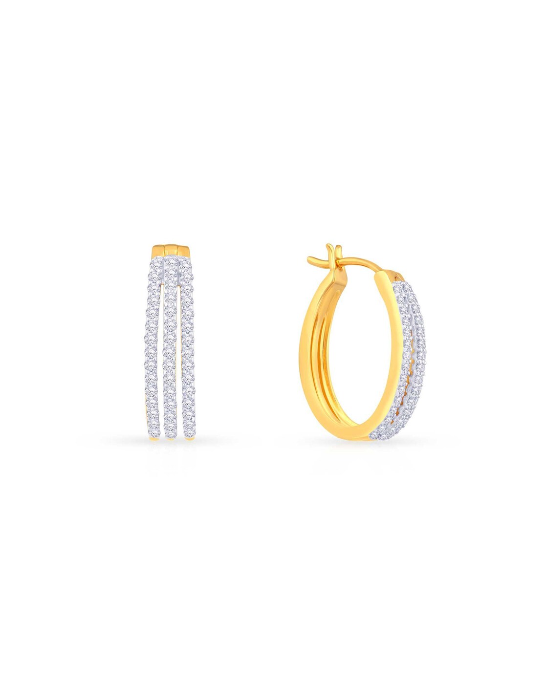 Buy Malabar Gold and Diamonds 18k Gold Earrings for Women Online At Best  Price @ Tata CLiQ