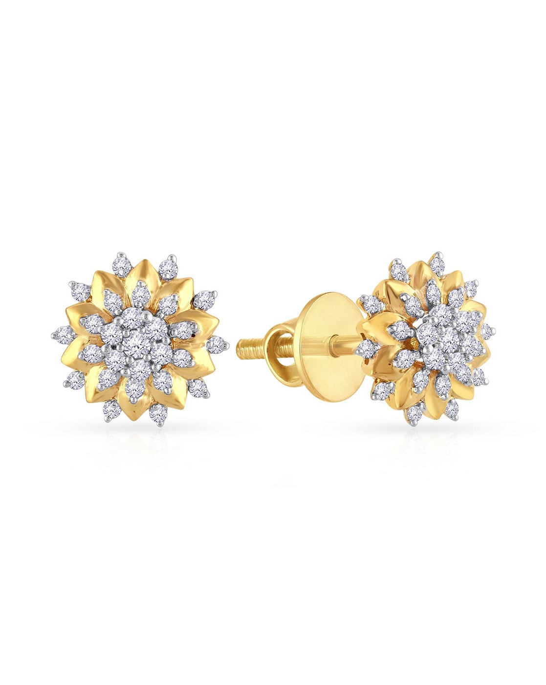 Buy Mine Diamond Earring E151541 for Women Online | Malabar Gold & Diamonds