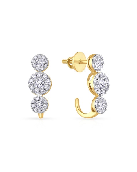 Buy Yellow Gold Earrings for Women by Avsar Online | Ajio.com