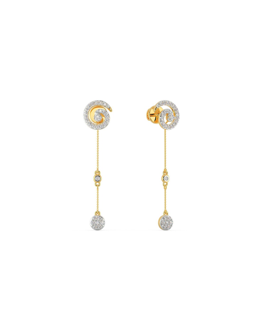 Traditional Stylish Gold Drop Earrings