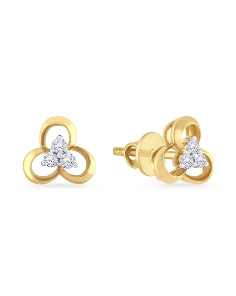 Majorica pearl in heart baby stud, gold-plated | Majorica Pearls