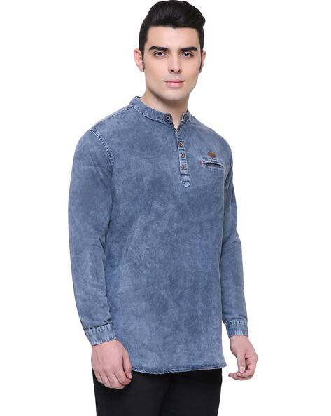 Buy Blue Kurtas for Men by Kuons Avenue 