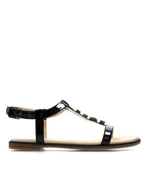 clarks embellished sandals