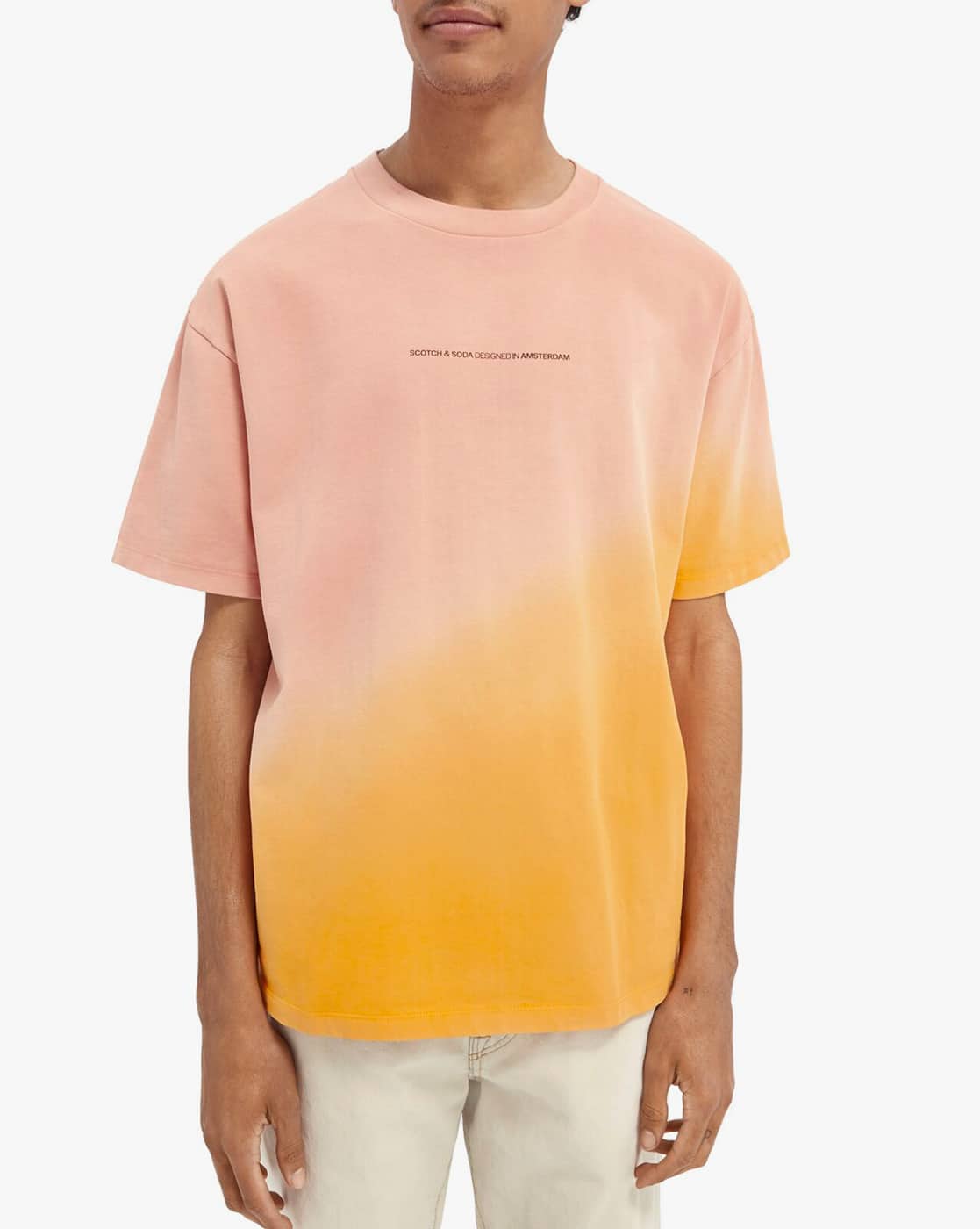 Buy Pink & Orange Tshirts for Men by SCOTCH & SODA Online