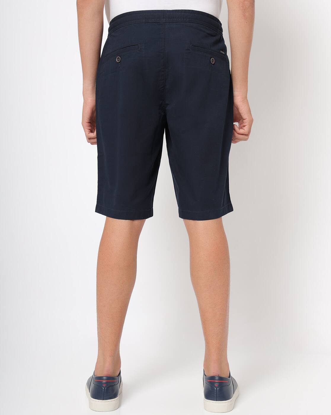 Buy Navy Blue Shorts \u0026 3/4ths for Men 