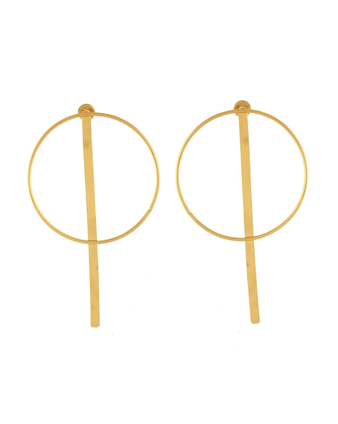 10K Gold Round Hoop Earrings - OSJ Jewelers