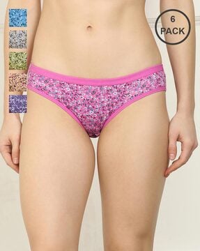 Womens - Super Briefs Triple Pack in Floral Multipack