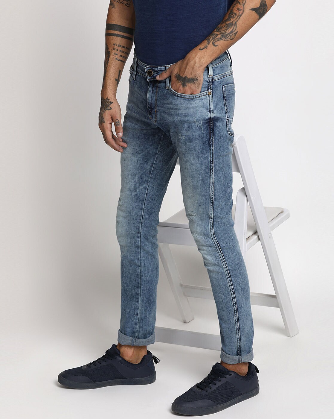 wrangler jeans with side pockets