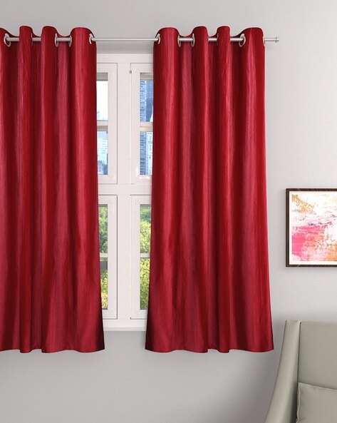 Red Curtains Accessories For Home, Red Window Curtains