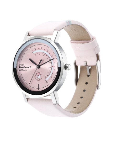 Fastrack pink clearance dial ladies watch