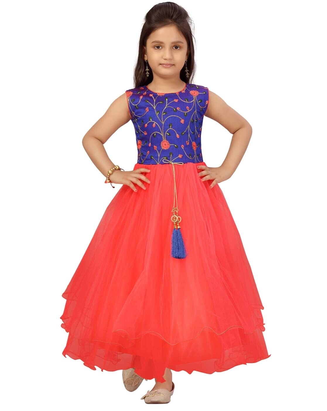 Buy Aarika Girl's Maroon coloured Party Wear Gown Online at Best Prices in  India - JioMart.