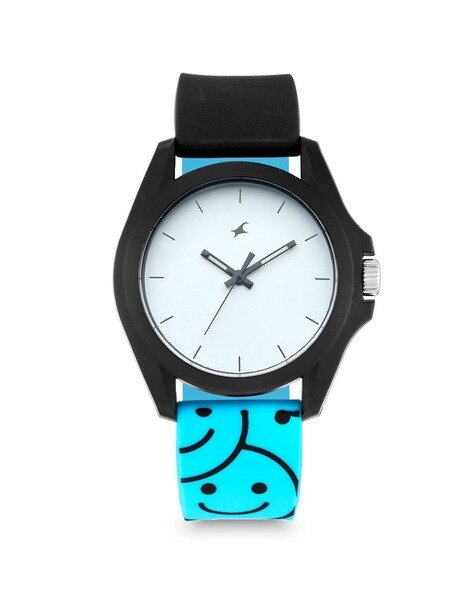 Fastrack Lockdown Quartz Analog Bicolour Dial Silicone Strap Unisex Watch