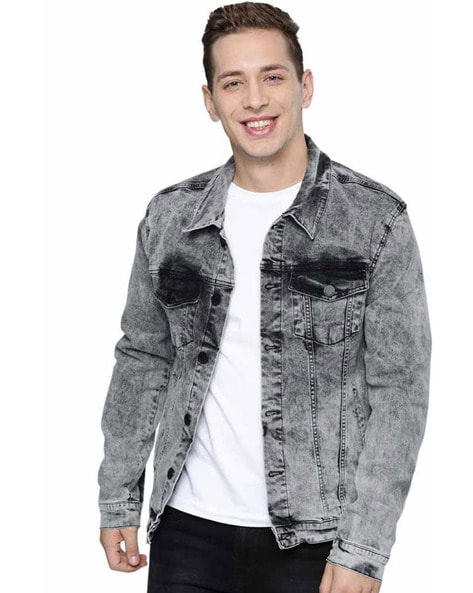 Grey Rinse Wash Denim Jacket | New Look