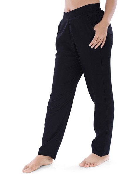 Women Solid Straight Fit Pyjama