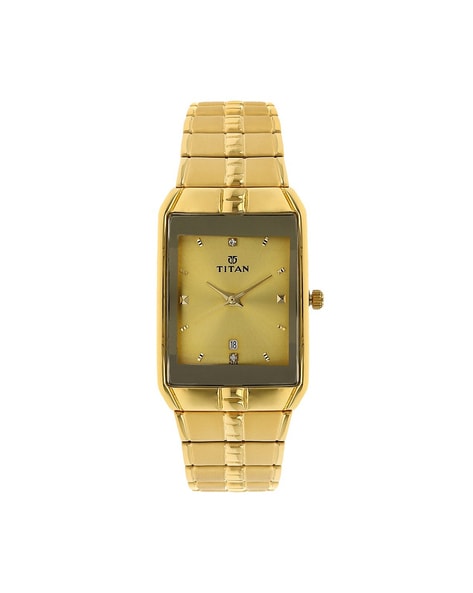 Titan gold best sale wrist watch