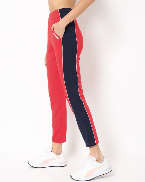 Buy Pink & Navy Blue Track Pants for Women by C9 Airwear Online