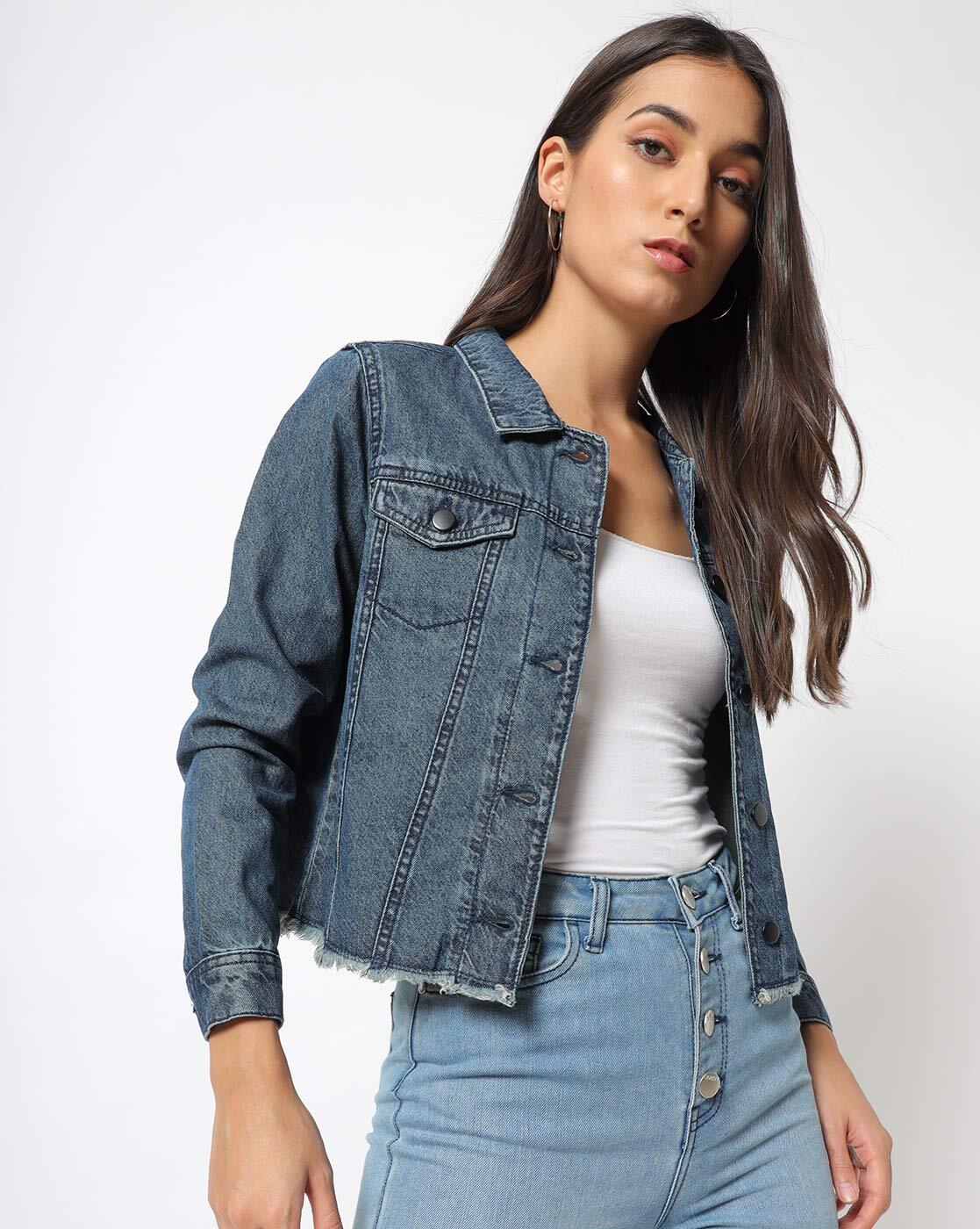 Buy Blue Jackets & Coats for Women by Mavi Online | Ajio.com