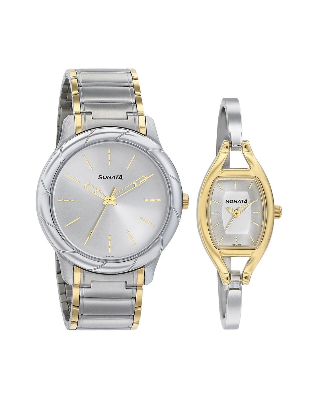 sonata watches couple set