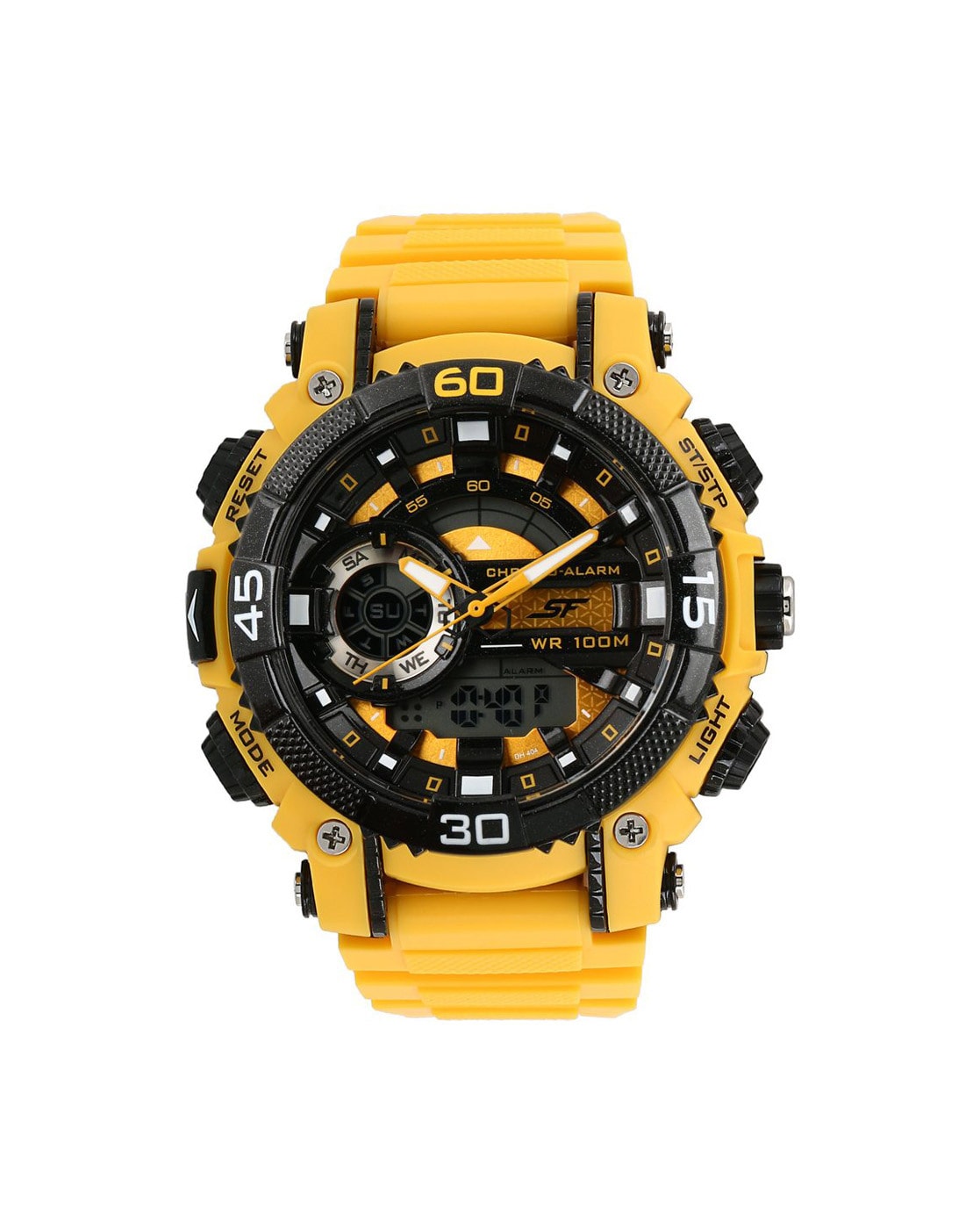 Buy Online SF Digital Dial PU Strap Watch for Men - np77076pp06 | Titan