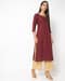 Textured Straight Kurta with Palazzos
