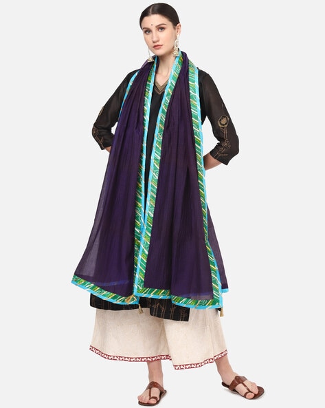 Dupatta with Printed Border Price in India
