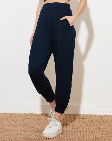 High-Rise Joggers with Insert Pockets
