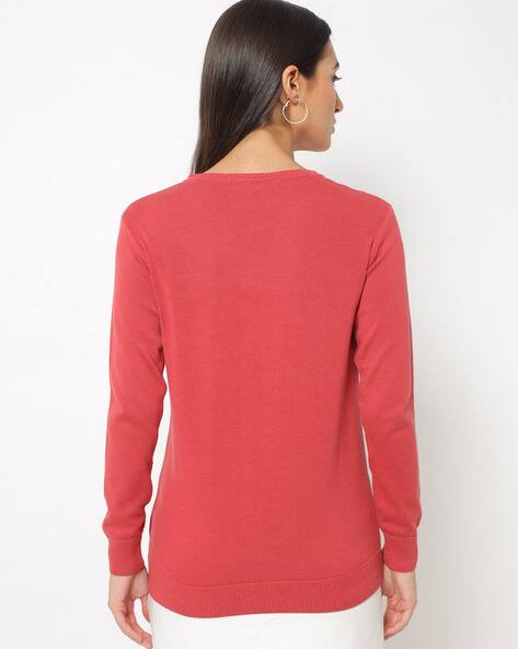 Textured Round-Neck Pullover view 2