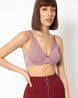 Buy Plum Purple Bras for Women by Fig Online | Ajio.com