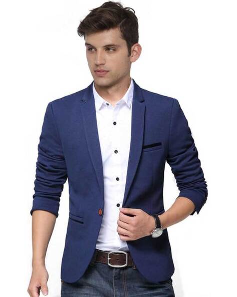 Buy Dark Blue Blazers & Waistcoats for Men by Luxrio Online