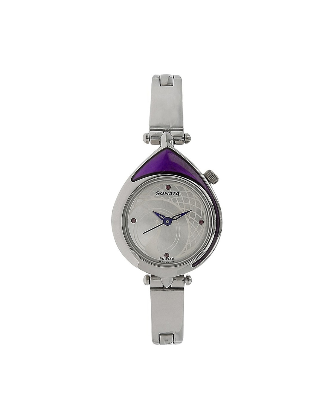 sonata silver watch