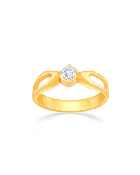 Indian Malabar 18 KT White Gold & Diamond Ring with Sapphire stone | eBay