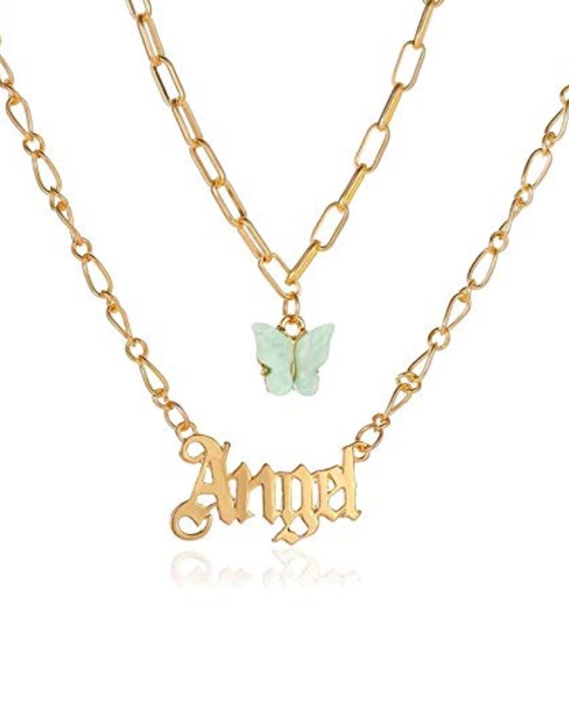 Buy Gold-Toned Necklaces \u0026 Pendants for 