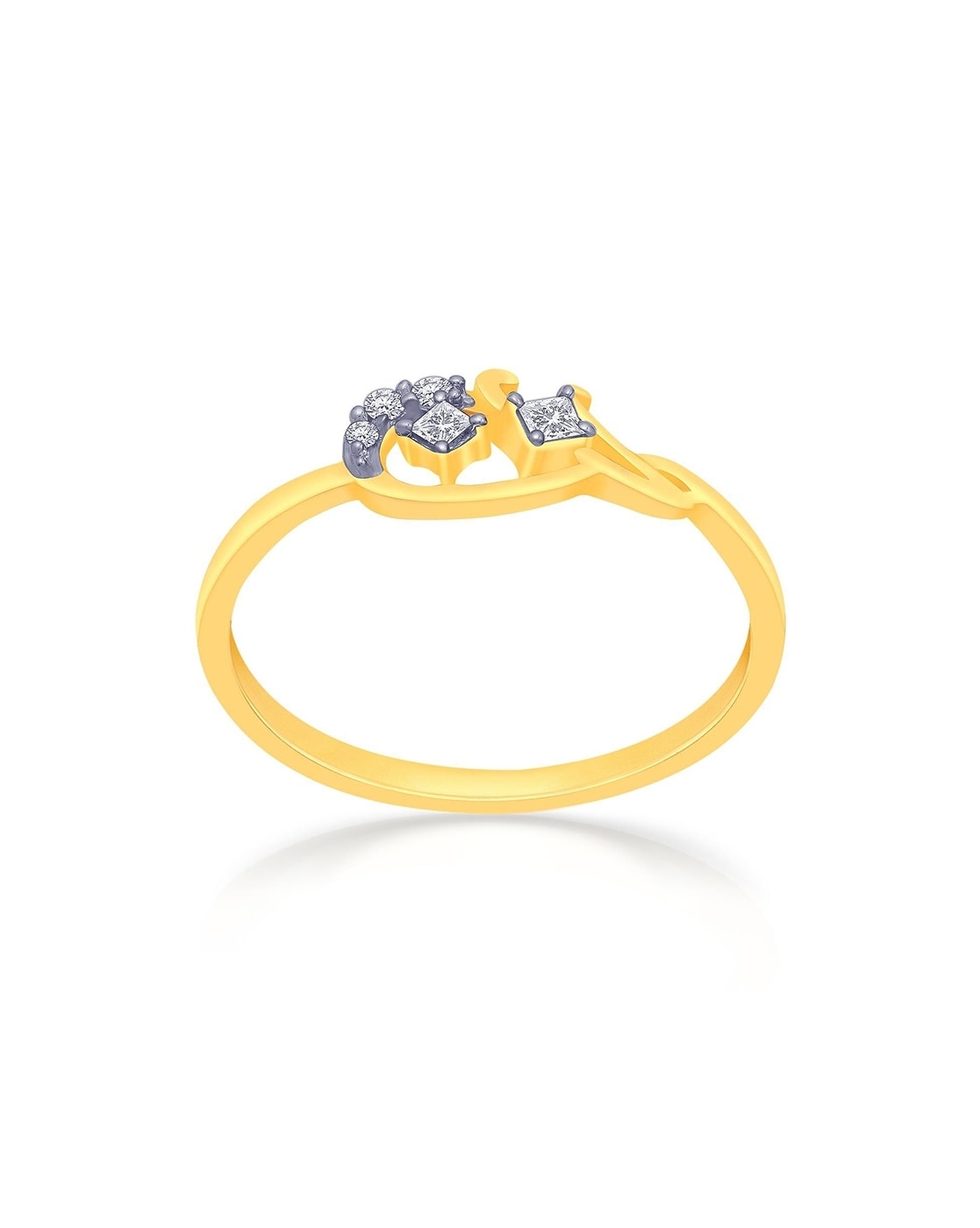 Malabar Gold & Diamonds 18K White Gold Diamond Mine Classic Promise Ring, 6  US - RG8399: Buy Online at Best Price in UAE - Amazon.ae