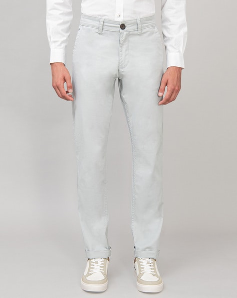Buy Stylish Silver Lycra Blend Casual Trouser For Men Online In India At  Discounted Prices