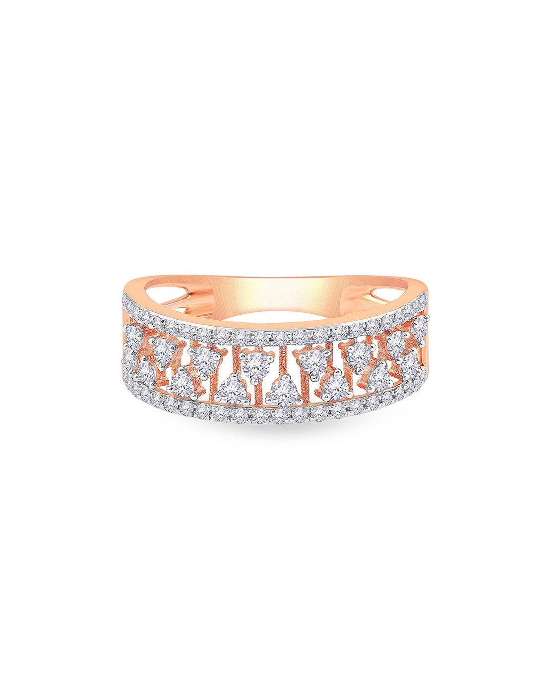 Rose gold rings on sale caratlane