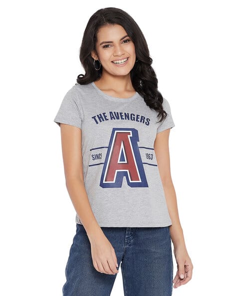 Graphic Print Crew-Neck T-shirt