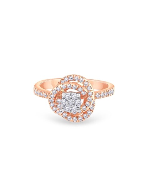 19K White and Rose Gold Canadian Diamond 0.600ct Engagement Ring – Swedish  Jewellers International