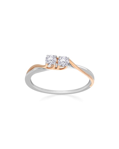 2 tone diamond ring