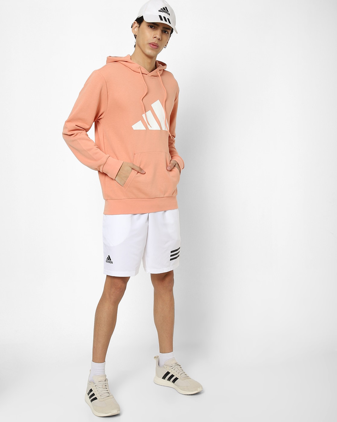 Peach adidas outlet hoodie