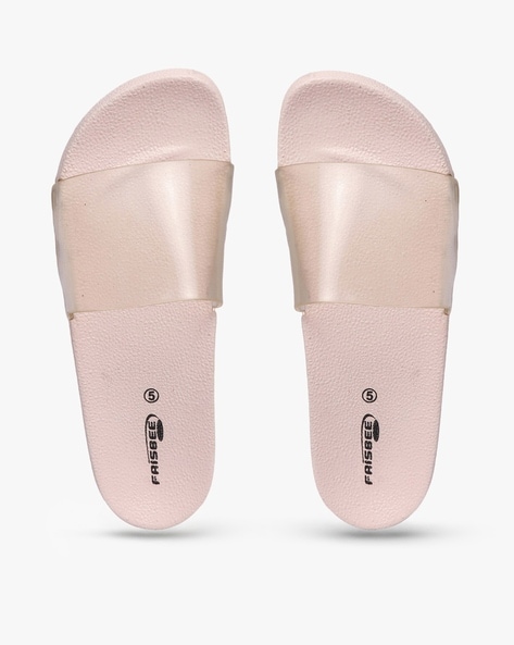 Clear women hot sale slides