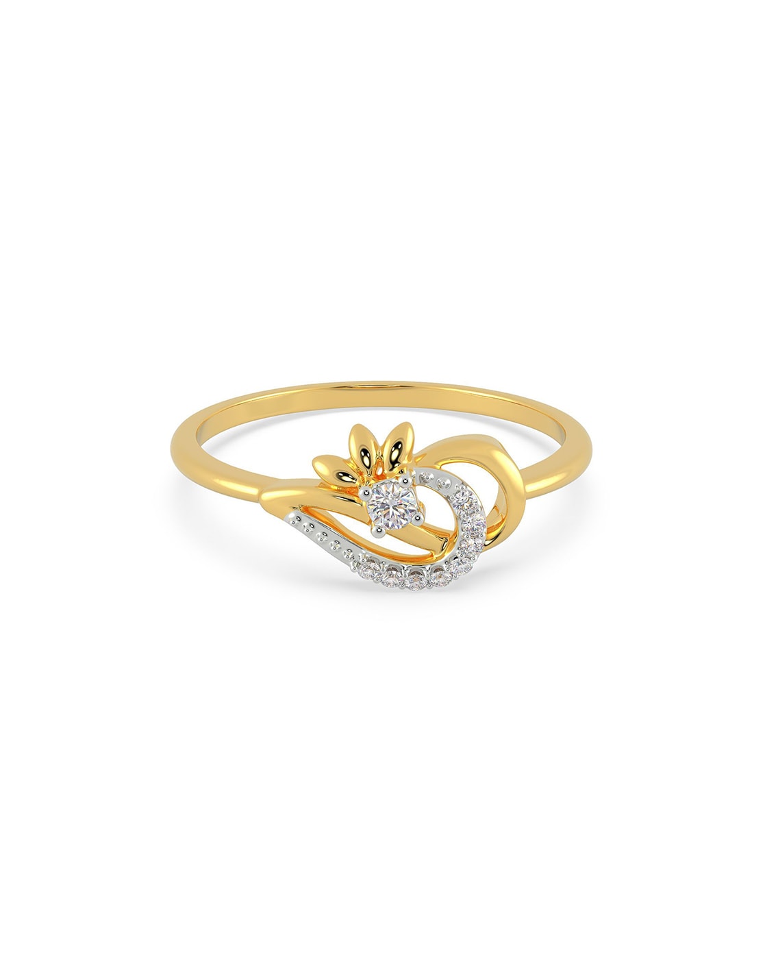 Buy Malabar Gold Ring CLVL23RN04_Y for Women Online | Malabar Gold &  Diamonds