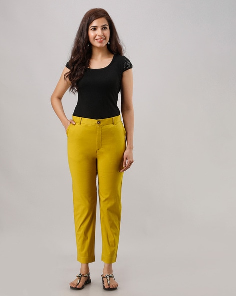 Buy Women Pants with Insert Pockets Online at Best Prices in India -  JioMart.