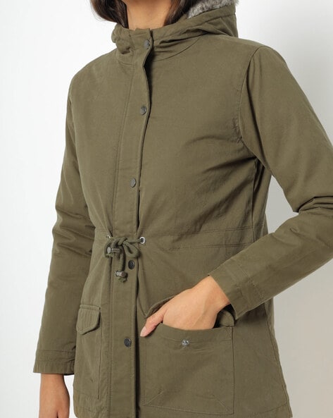 padded parka coat